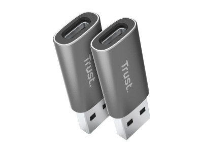 Trust : CALYX USB-A TO USB-C ADAPTER 2pack