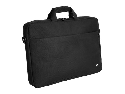 V7 : 16IN ESSENTIAL BRIEFCASE BAG 16IN ESSENTIAL LAPTOP BAG BLACK