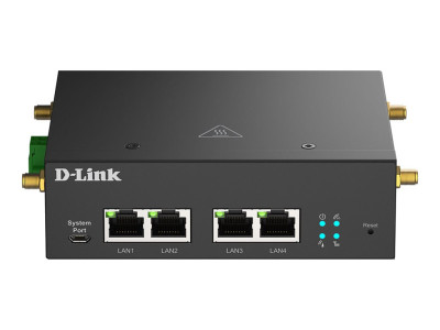 D-Link : ROUTEUR M2M INDUSTRIEL 5G NR DOUBLE SIM 4 ANTENNES CEL EXT.