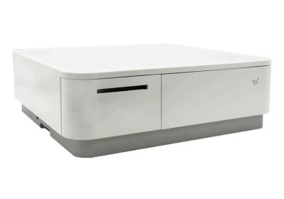 Star Micronics mPOP POP10CBI Imprimante thermique et tiroir-caisse mPOP Bluetooth, USB-C et Lightning - Blanc