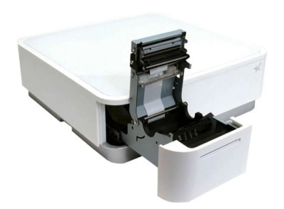 Star Micronics mPOP POP10CBI Imprimante thermique et tiroir-caisse mPOP Bluetooth, USB-C et Lightning - Blanc