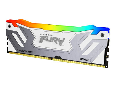Kingston : 24GB DDR5-8400MT/S CL40 CUDIMM FURY RENEGADE RGB WHITE XMP