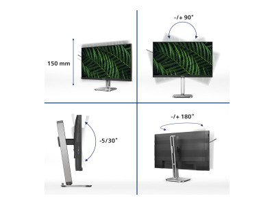 Philips : 24B2G5200/00 23.8IN IPS FHD 300CD/HDMI/DP/USB/HAS