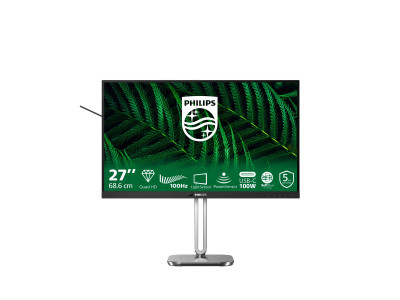Philips : PHILIPS MONITOR 27IN QHD GREEN PANEL HAS DOCKING PD100W 3WX2 sp