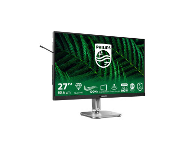 Philips : PHILIPS MONITOR 27IN QHD GREEN PANEL HAS DOCKING PD100W 3WX2 sp