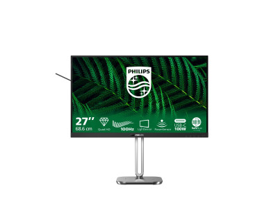 Philips : PHILIPS MONITOR 27IN QHD GREEN PANEL HAS DOCKING PD100W 3WX2 sp