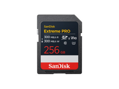 SANDISK : SANDISK EXTREME PRO 256GB SD UHS-II (V90)