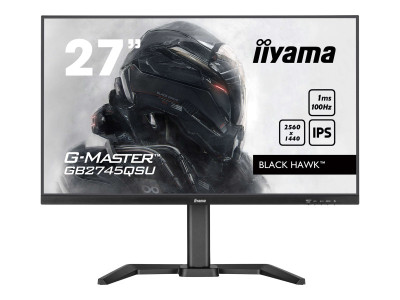 Iiyama : GB2745QSU-B2 27IN IPS QHD 100HZ/300CD/HDMI/DP/2USB/HAS