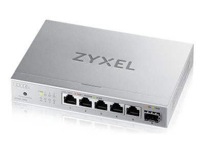 Zyxel : XMG-105 5 PORTS 2.5G + 1 SFP+ MULTIGIG UNMANAGED DESKTOP SWITC
