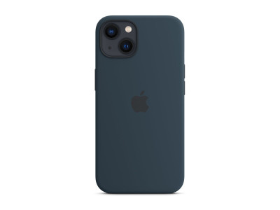 Apple : IPHONE 13 SILICONE CASE MAGSAFE ABYSS BLUE CSPK 10 NCNR