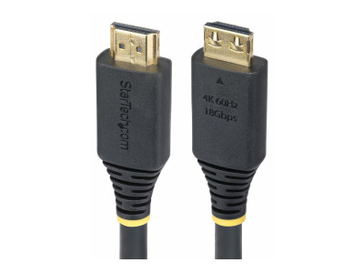 Startech : CABLE HDMI HAUT DEBIT de 4.5M. CONNECTEUR A PINCE. 4K 60HZ