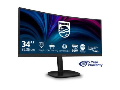 Philips : 34B2U3600C 34 3440X1440 WQHD VA 120HZ 2XHDMI1XDP 21:9 300 CD/