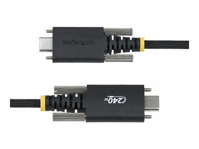 Startech : 6FT USB-C cable USB-IF 240W PD/RUGGED/SIDE LOCKING SCREWS