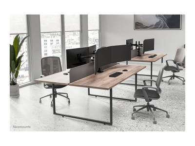 Neomounts : NEOMOUNTS NERO TRIPLE FLAT SCREEN DESK MOUNT (PHONE HOLDER+
