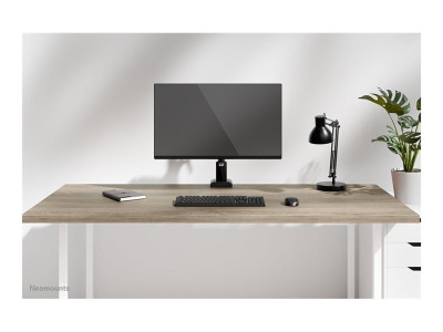 Neomounts : NEOMOUNTS NERO SINGLE FLAT SCREEN DESK MOUNT (PHONE HOLDER+