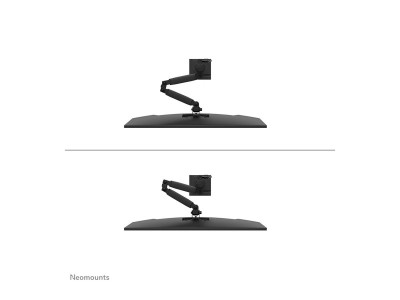 Neomounts : NEOMOUNTS NERO SINGLE FLAT SCREEN DESK MOUNT (PHONE HOLDER+