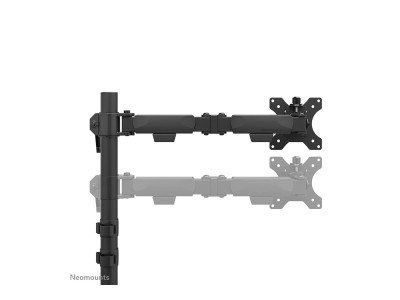 Neomounts : NEOMOUNTS NERO SINGLE FLAT SCREEN DESK MOUNT (PHONE HOLDER+