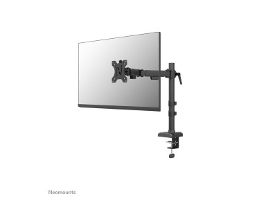 Neomounts : NEOMOUNTS NERO SINGLE FLAT SCREEN DESK MOUNT (PHONE HOLDER+