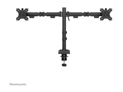 Neomounts : NEOMOUNTS NERO DOUBLE FLAT SCREEN DESK MOUNT (PHONE HOLDER+