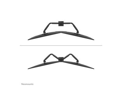 Neomounts : NEOMOUNTS NERO DOUBLE FLAT SCREEN DESK MOUNT