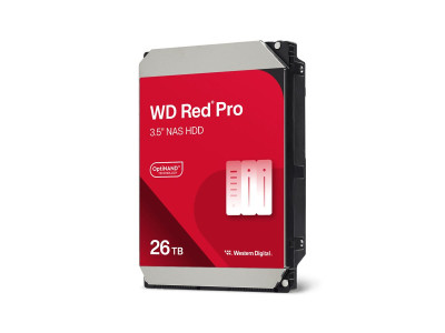 Western Digital : 26TB RED PRO 512Mo CMR 3.5IN SATA 6GB/S INTELLIPOWERRPM