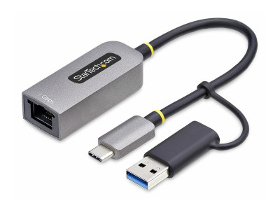Startech : ADAPTATEUR USB-C VERS ETHERNET avec DONGLE USB-A cable 15CM