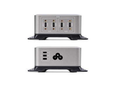 Startech : CHARGEUR USB-C A 4 PORTS TOTA L 240W PORT UNIQUE 140W EPR