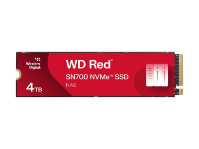 SANDISK : RED SN700 NVME SSD 4TB M.2 PCIE GEN3 5Y Garantie