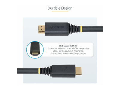 Startech : CABLE HDMI HAUT DEBIT ACTIF de 15M 4K 60HZ/1440P 144HZ