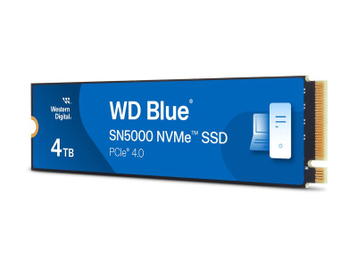 SANDISK : 4TB WD BLUE SN5000 NVME SSD PCIE GEN 4.0 UP TO 5500 MB/S RS