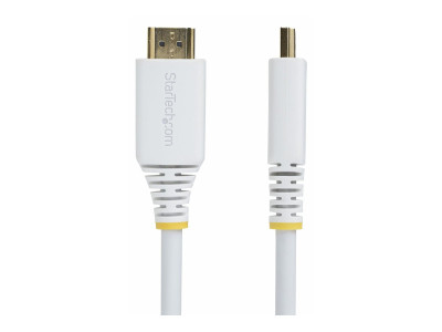 Startech : CABLE HDMI HAUT DEBIT CERTIFIE PREMIUM 1.8M 4K60HZ BLANC
