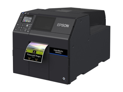 Epson : COLORWORKS CW-D6000AE LABEL INK PRNT MW 112MM 108MM RD 119MM/SEC