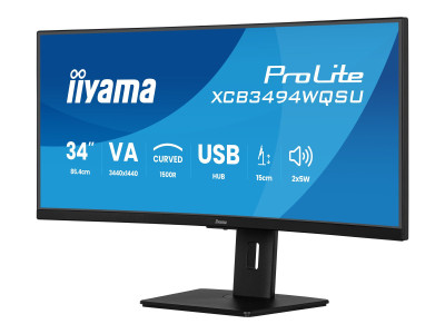 Iiyama : 34IN CURVED VA PANEL 3440X1440120HZ 0.4MS 350CD/M 300