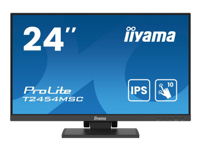 Iiyama : 23.8IN TOUCH PCAP IPS GLASS DESIGNS FRAMELESS 10 POINTS 1920