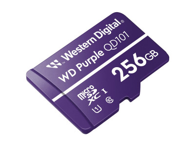 SANDISK : WD PURPLE QD101 MICROSD 256GB 3YEAR Garantie