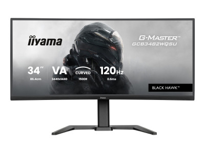 Iiyama : 34IN G-MASTER BLACK HAWK VA PANEL CURVED DESIGN 1500R 3440X1