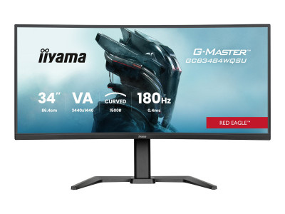 Iiyama : 34IN G-MASTER RED EAGLE VA PANEL CURVED DESIGN 1500R 3440X1