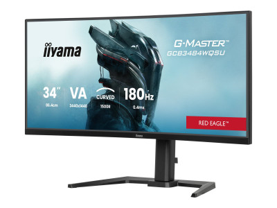 Iiyama : 34IN G-MASTER RED EAGLE VA PANEL CURVED DESIGN 1500R 3440X1