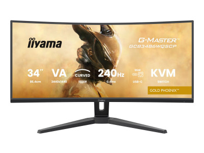 Iiyama : 34IN G-MASTER GOLD PHOENIX VA PANEL CURVED DESIGN 1500R 3440X1