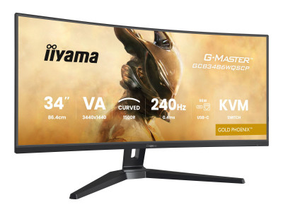 Iiyama : 34IN G-MASTER GOLD PHOENIX VA PANEL CURVED DESIGN 1500R 3440X1