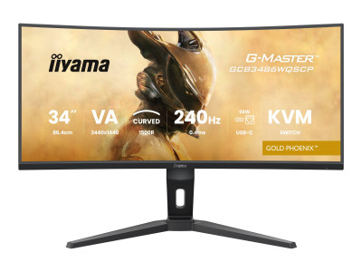 Iiyama : 34IN G-MASTER GOLD PHOENIX VA PANEL CURVED DESIGN 1500R 3440X1