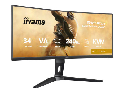 Iiyama : 34IN G-MASTER GOLD PHOENIX VA PANEL CURVED DESIGN 1500R 3440X1