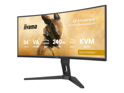 Iiyama : 34IN G-MASTER GOLD PHOENIX VA PANEL CURVED DESIGN 1500R 3440X1