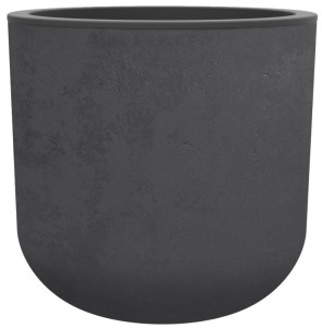 EDA Bac à plantes BASALT UP, rond, 485 mm, anthracite