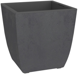 EDA Bac à plantes BASALT Diva, carré, 435 mm, anthracite