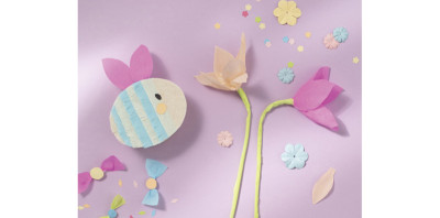 folia Rouleau de papier crépon, 500 mm x 2,5 m, rouge feu