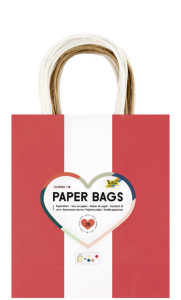 folia Papier-Tragetaschen CLASSIC, Größe: S, farbig sortiert