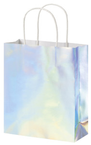 folia Papier-Tragetaschen GOLD GLÄNZEND, Größe: S