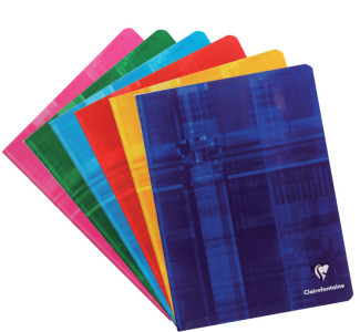 Clairefontaine Cahier piqûre, 170 x 220 mm, 96 pages, Seyès
