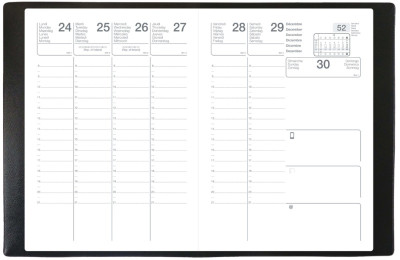 QUO VADIS EXDI Agenda scolaire SCOLEXDI ML, 2025/2026, noir